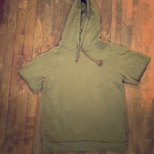 Green hoodie